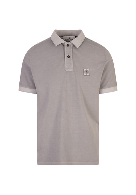 Polo In Piquet Di Cotone Grigio Perla STONE ISLAND | K1S1522002SC-S0067V0061